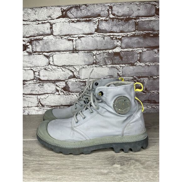Palladium Pampa Travel Lite Slate Gray Combat Mesh Boots Men Sz 7M US/40EU W8.5M - Picture 16 of 16